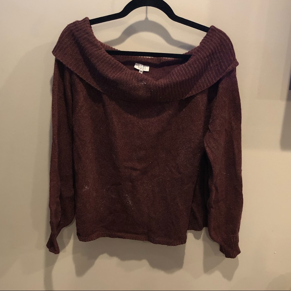 Tobi off the shoulder sweater